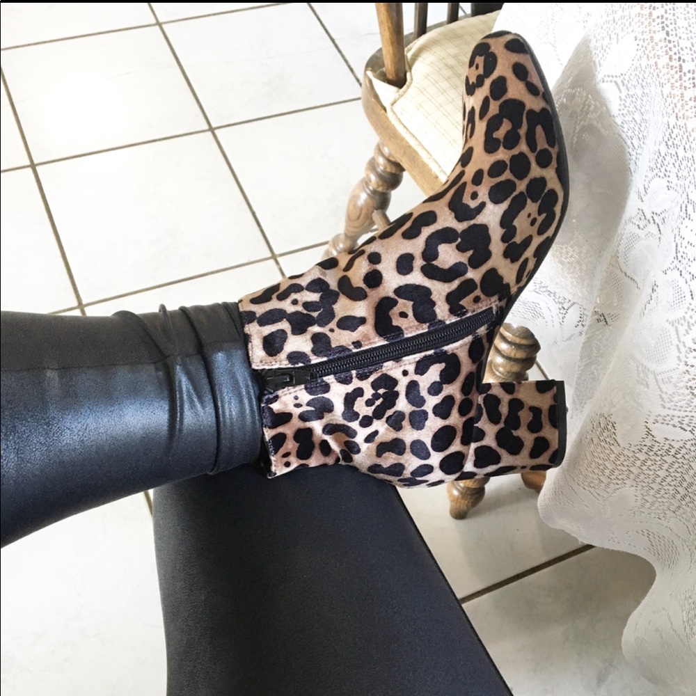Leopard print shoes